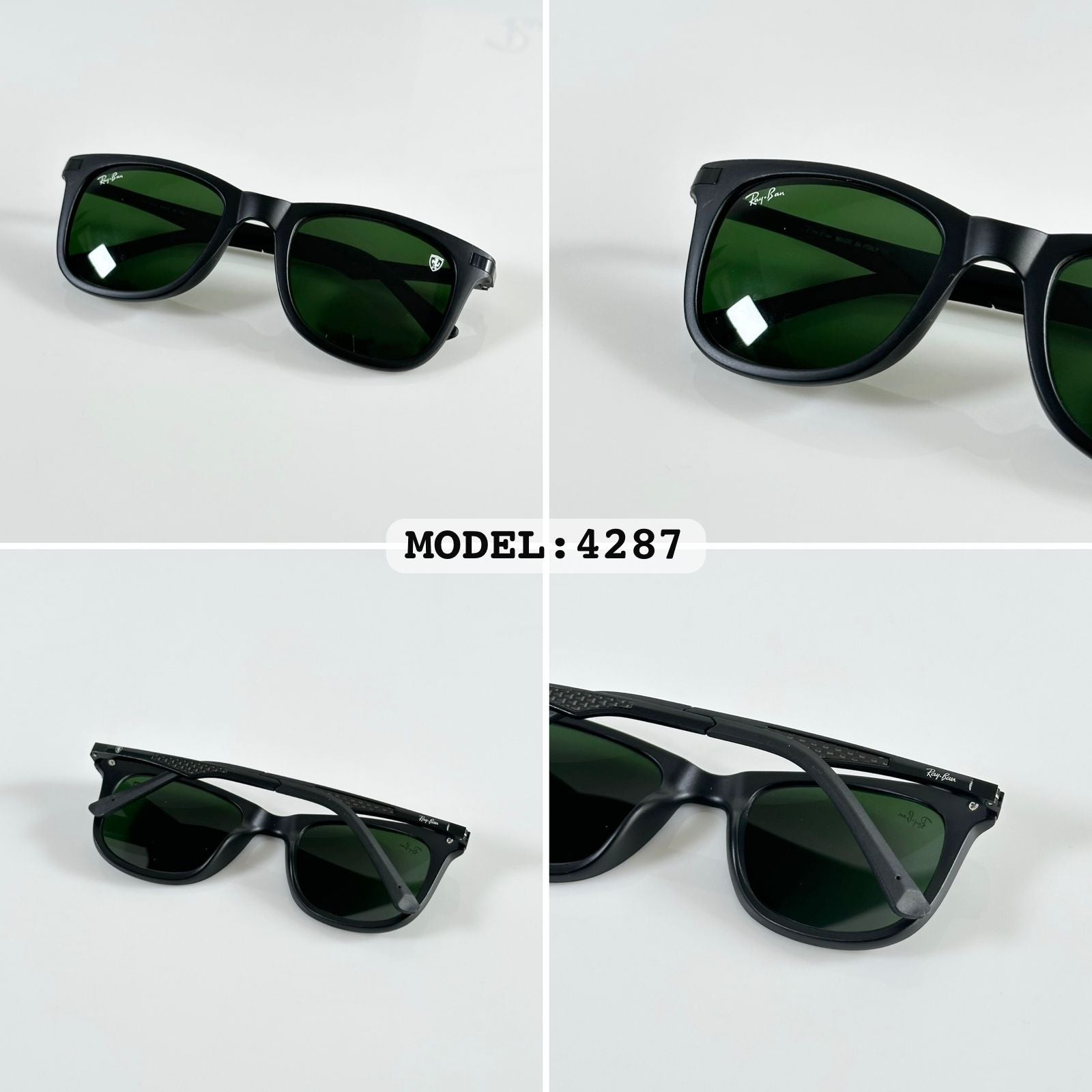RAY_BA_N 4287 BLACK GREEN