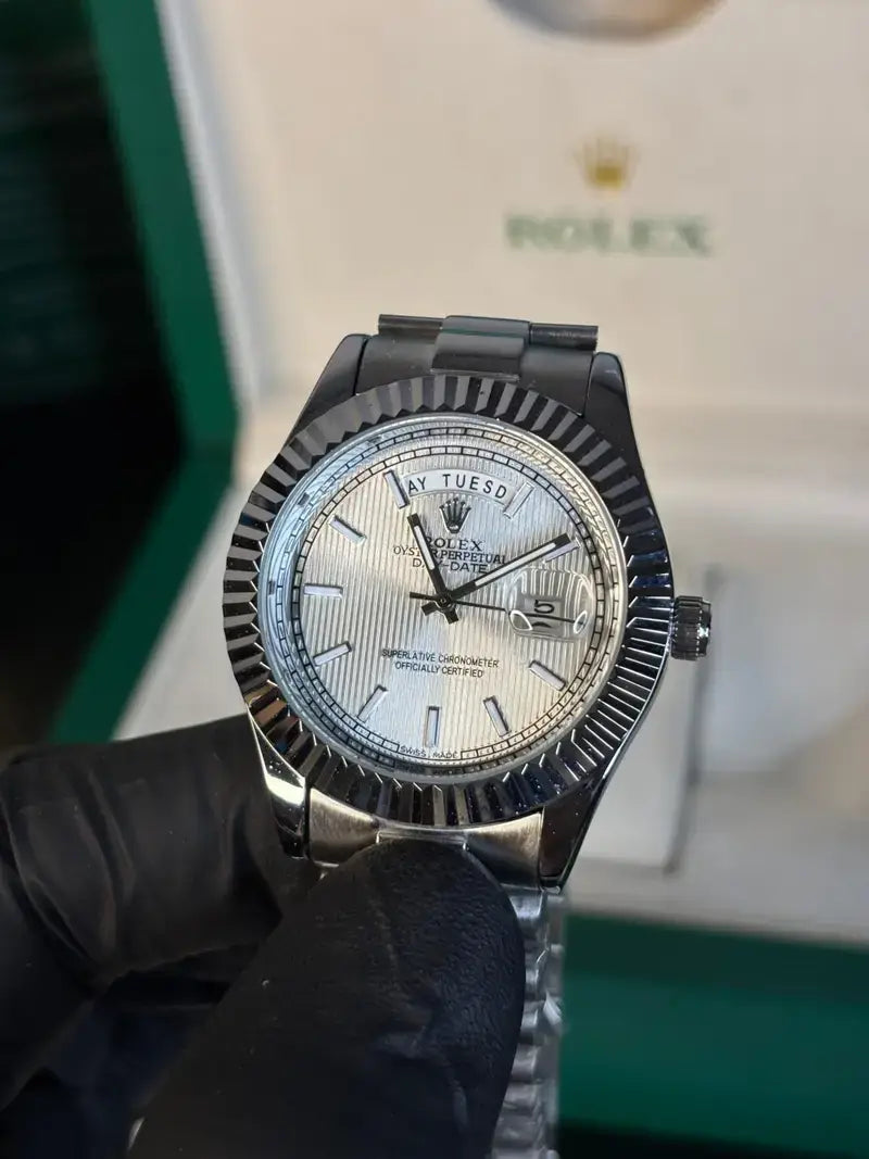 Rol_ex just date silver white