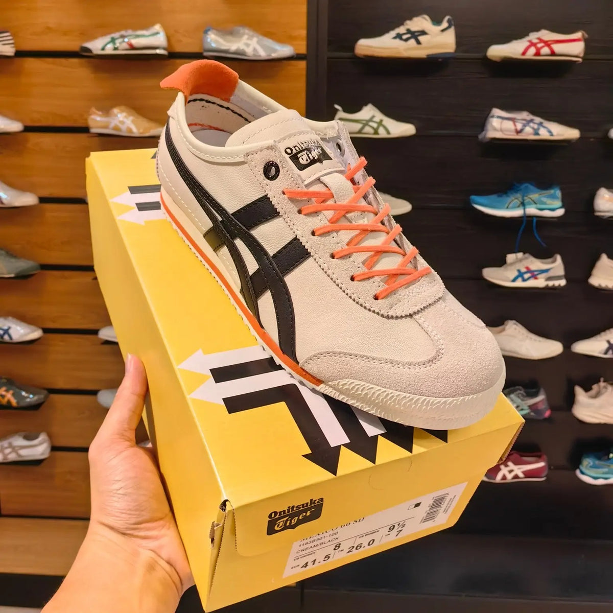 ONITSU_KA TIGER MEXICO 66 CREAM BLACK ORANGE