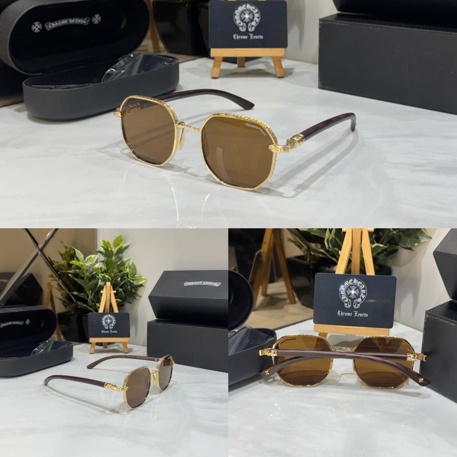 CH_ROME HEARTS 353 BROWN GOLD