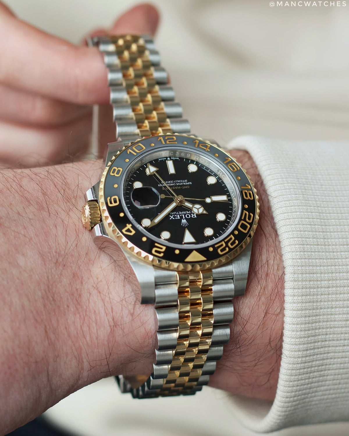 Rol_ex Gmt Shift Dual tone gold