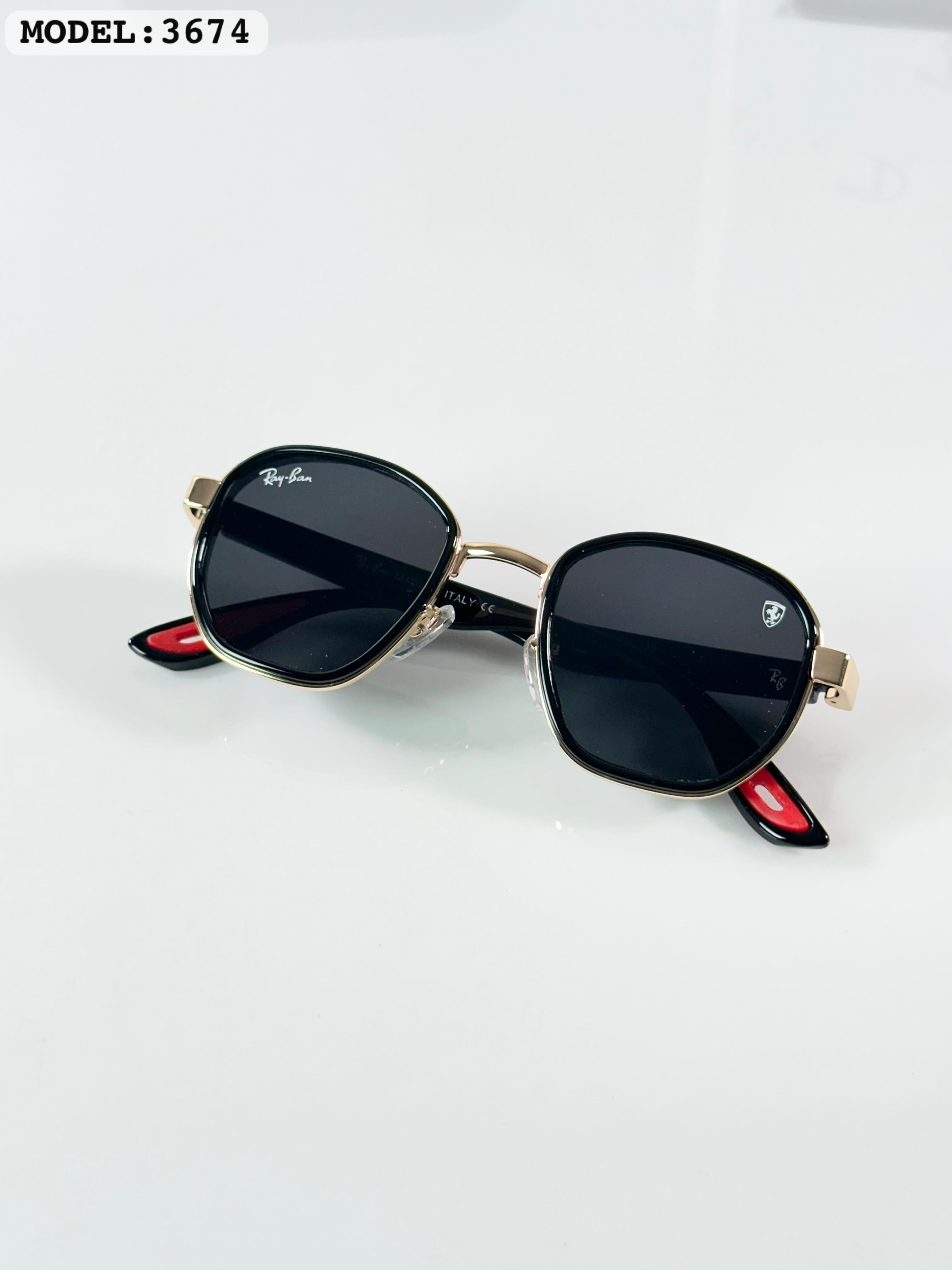 RAYB_AN 3674 GOLD BLACK