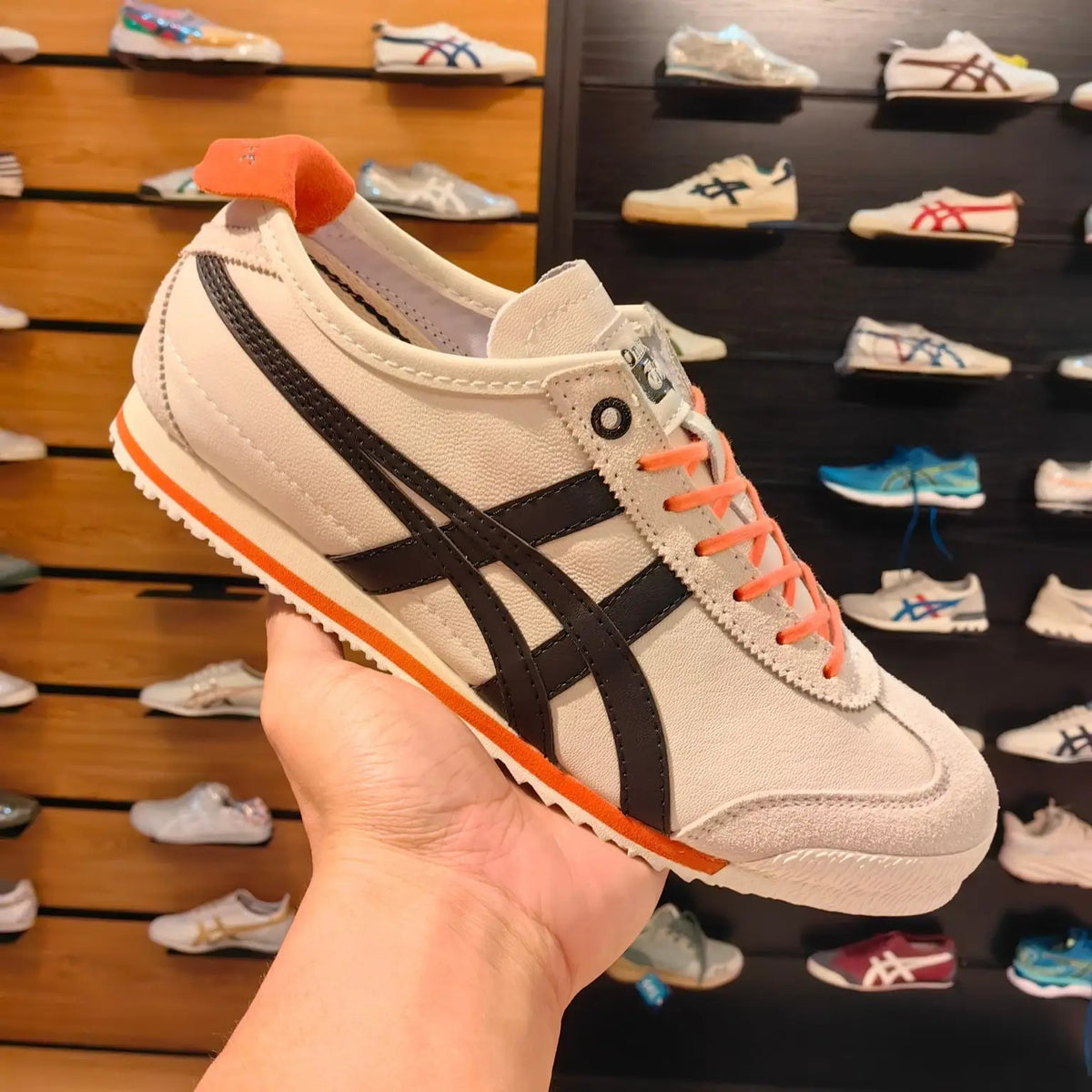 ONITSU_KA TIGER MEXICO 66 CREAM BLACK ORANGE
