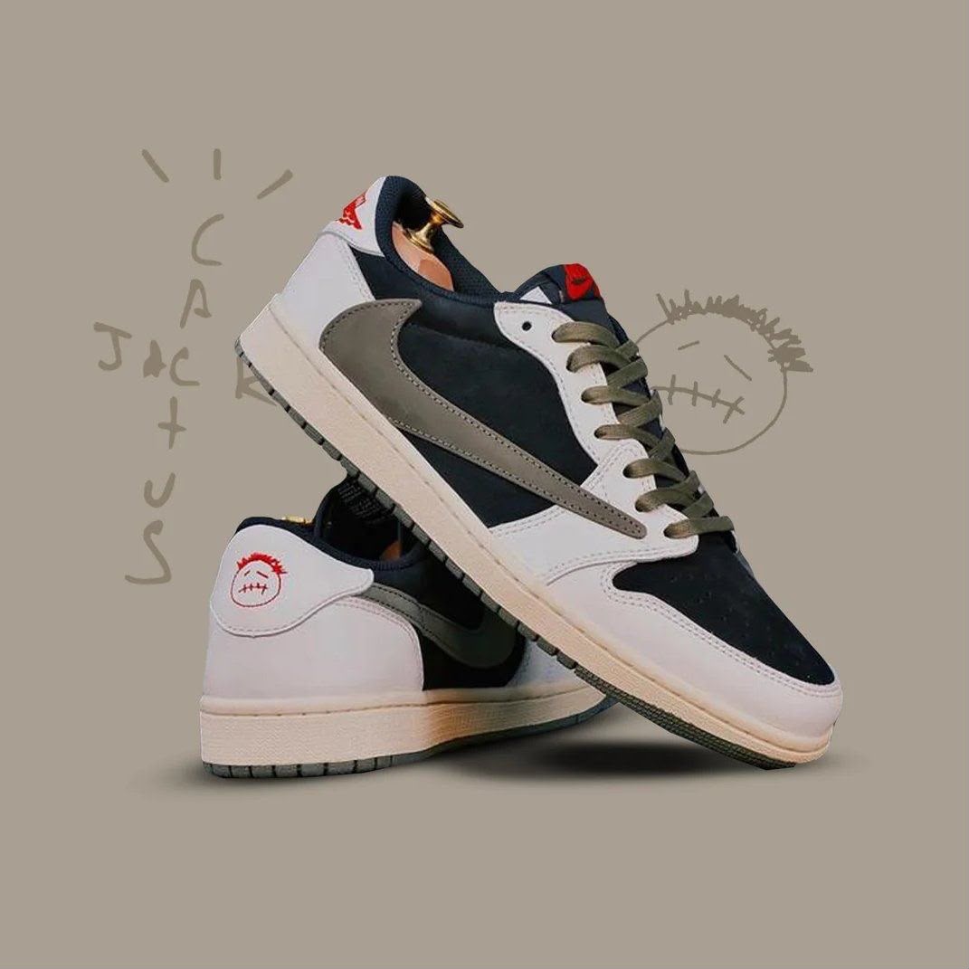 NIK_E AIR JORDON LOW X TRAVISS SCOTTT OLIVE