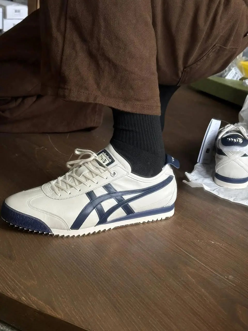 ONITSU_KA TIGER MEXICO 66 Birch cream blue