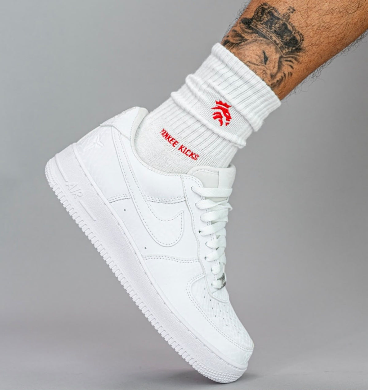 Nikke Airforce 1 x Kobe Bryant white snake skin