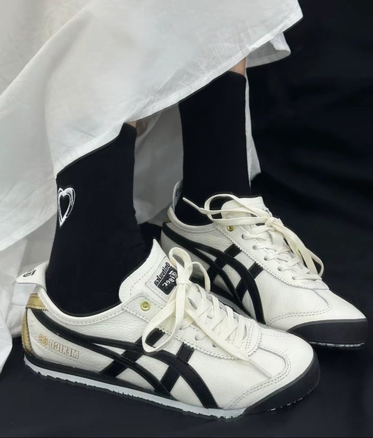 ONITSUK_kA TIGER MEXICO 66 CREAM BLACK GOLD