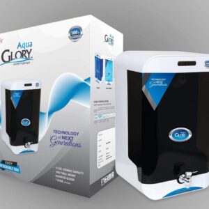 Arroser Pure Arrose Pure Aqua Glory Fully Automatic Ro Water Purifier Active Copper with B12 Alkaline + Ro + Uv + Uf + Mtds Controller Minerals Water Premium BlackMade In India