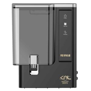 KNL PRO NF40 AR SS UV, Nanofiltration water purifier with alkaline regulator, black