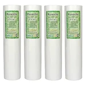 Sahaj Sales 10 Inch Spun Filter (PP Spun) Cartridge Compatible for 10 Inch Pre-Filter Housing of Water Purifier (4)